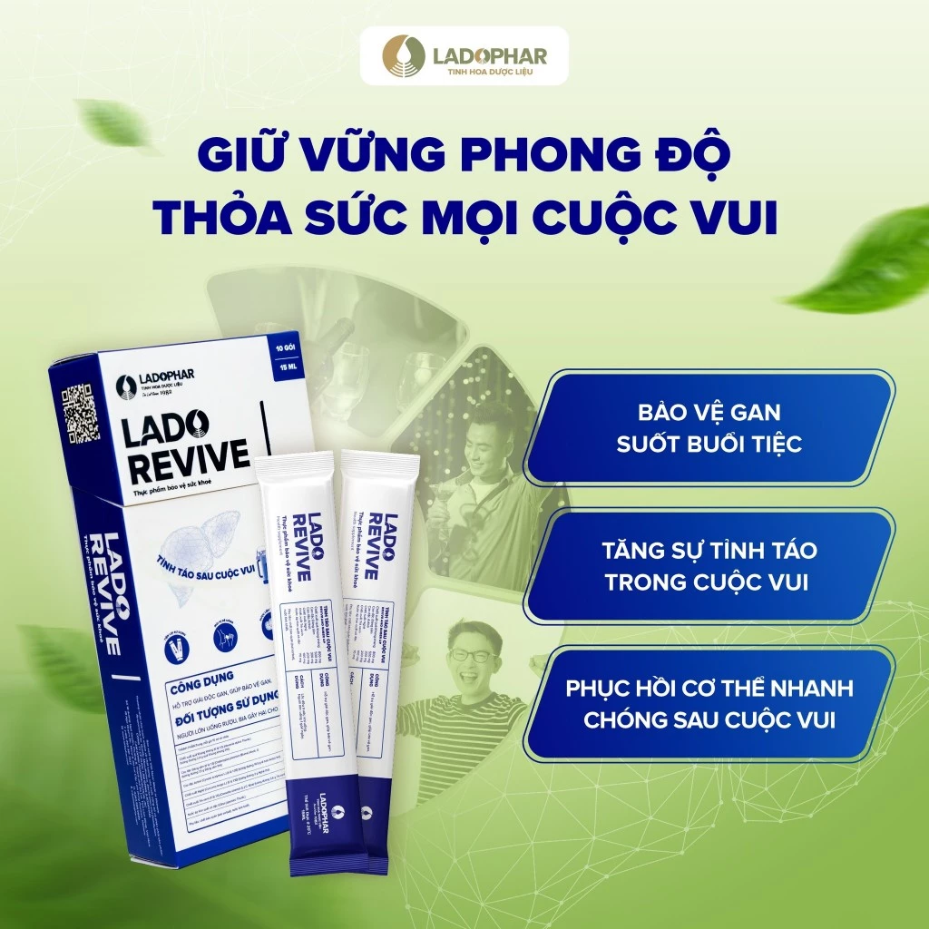 Nước giải rượu Lado Revive