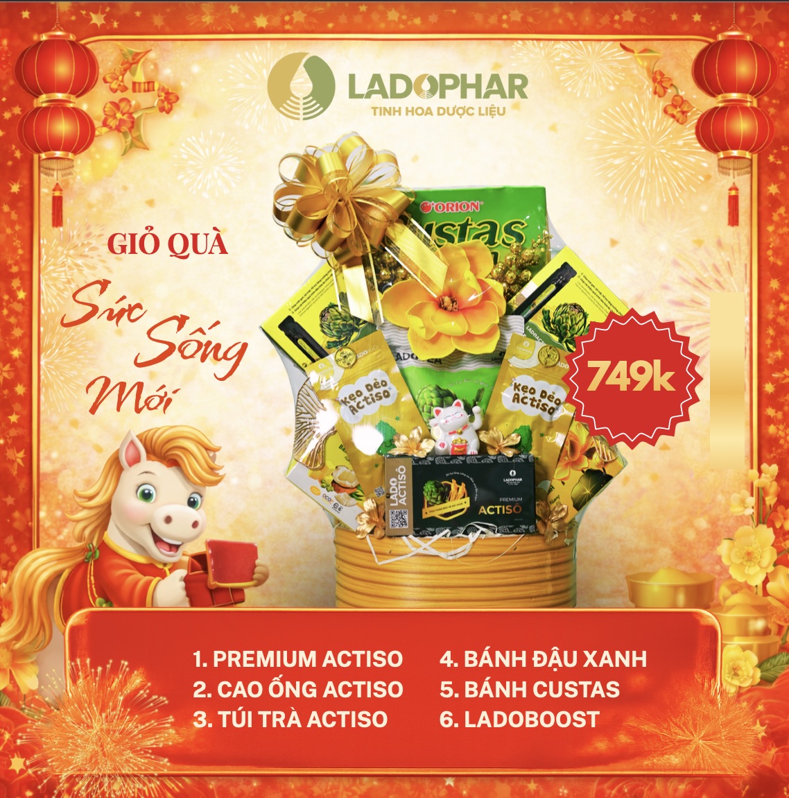 Giỏ quà sức sống mới