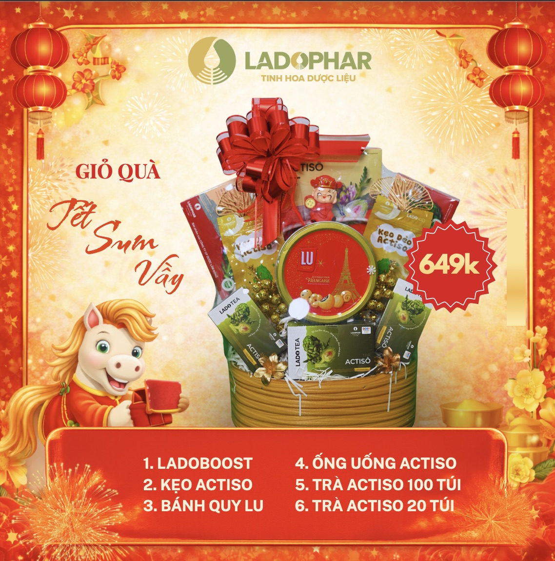 Giỏ quà tết sum vầy